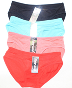 Quần lót sister 5098-đen cootton dúm sườn