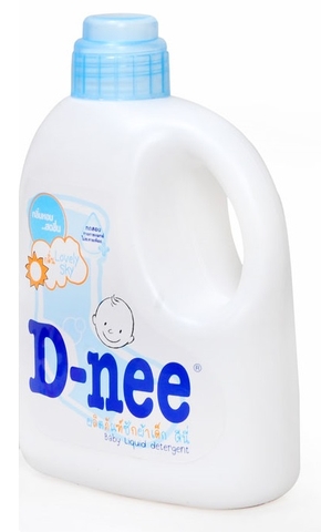 Giặt xả trẻ em D-Nee 960ml xanh