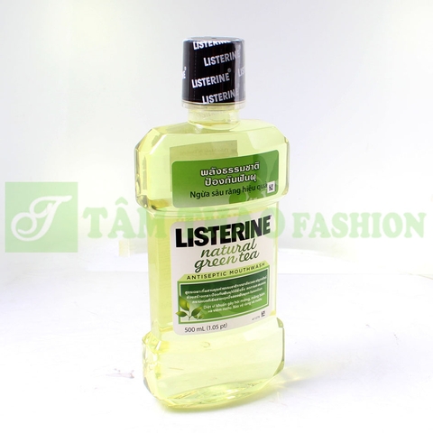 Súc miệng Listernine 500ml trà xanh (green tea)