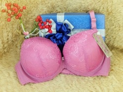 áo lót Sister 639-34 tím đệm dầy ren đính 2 đá