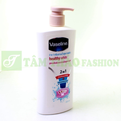 Sữa tắm Vaseline trắng da 450ml