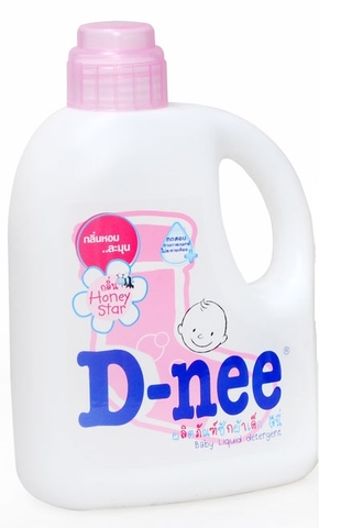 Giặt xả trẻ em D-Nee 960ml Hồng