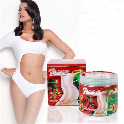 Kem tan mỡ bụng Flourish 500g (gừng)