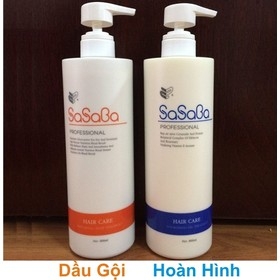 Bộ Dầu Gội & Hấp Hoàn Hình Sasaba 800ML (Nhật)