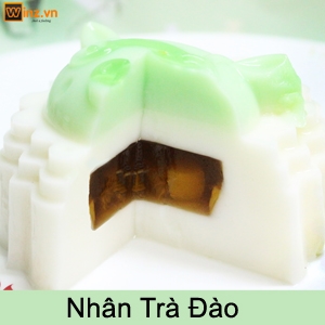 Bánh Trung Thu Rau Câu Nhân Trà Đào