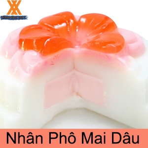 Bánh Trung Thu Rau Câu Phô Mai Dâu