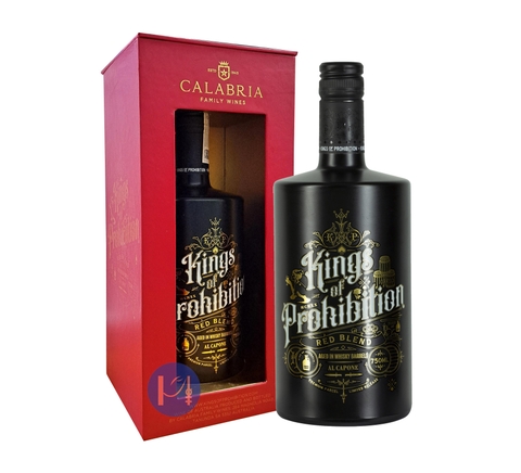 Kings of Prohibition Red Blend (Đa Nho) (Trưởng Thành Trong Thùng Whisky) (Chai Trần / Kèm Hộp)