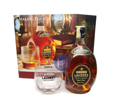 Whisky Lauder's Queen Mary vị nho khô Scotland 700ml 40%