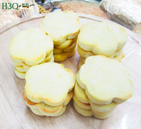 Bánh quy phô mai mềm (bột mì Organic Mỹ) H3Q Miki gói 200g 10 chiếc