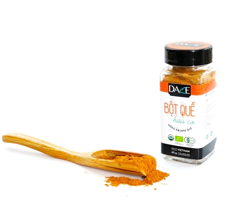 Bột quế hữu cơ DACE tiêu chuẩn USDA lọ 45g