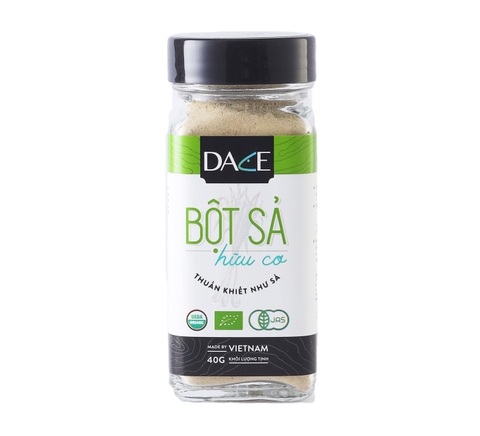 Bột sả hữu cơ DACE tiêu chuẩn USDA lọ 40g