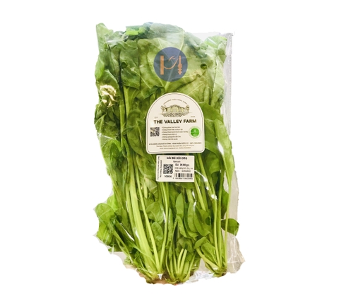 Rau cải bó xôi hữu cơ The Valley Farm (Lạng Sơn) mớ 250g