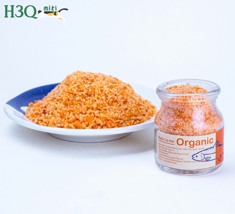 Ruốc cá hồi hữu cơ Na Uy lọ 50g