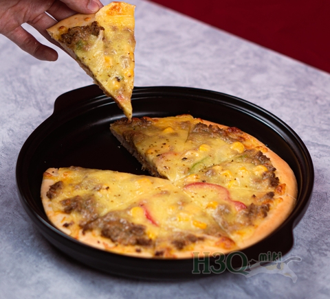 Pizza Tartan thịt bò Úc & ngô H3Q Miki cỡ S/M/L