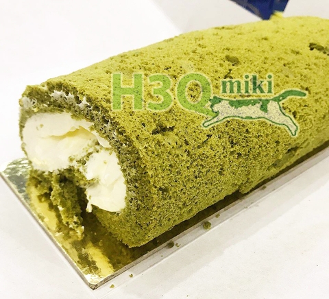 Gato cuộn trà xanh Nhật Bản H3Q Miki làm từ bơ sữa New Zealand