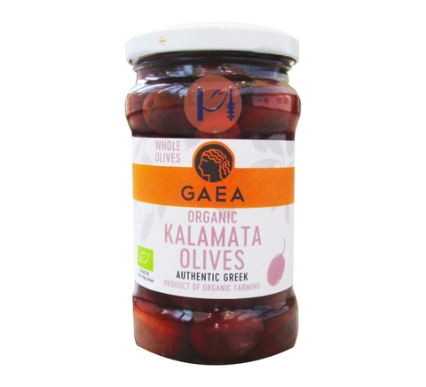 Quả ô liu đen Kalamata hữu cơ GAEA Hy Lạp lọ 300g