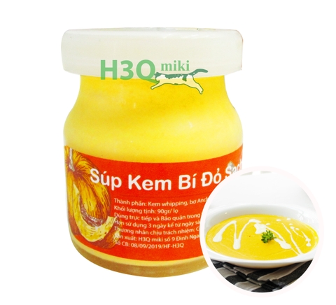 Súp kem bí đỏ H3Q Miki lọ 90g làm từ bơ sữa New Zealand