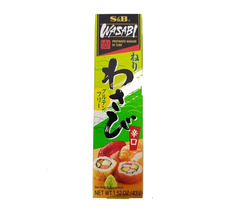 Mù tạt Wasabi S&B Nhật Bản tuýp 43g