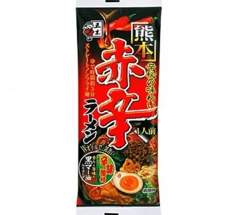 Mì Ramen Kumamoto cay Nhật Bản gói 120g