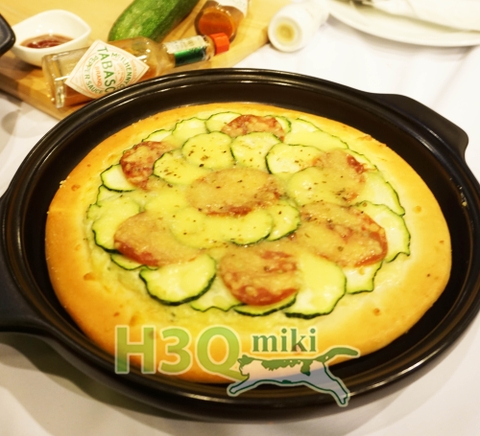 Pizza Tichini bí ngòi & salami Nga H3Q Miki cỡ S/M/L