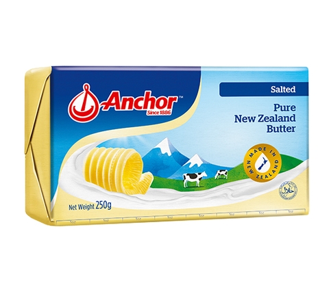 Bơ mặn Anchor New Zealand miếng 200g