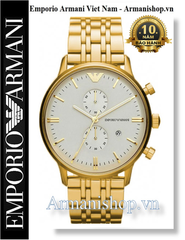 ⌚️Đồng Hồ Nam Emporio Armani Cao Cấp Vàng Full Gold AR0386