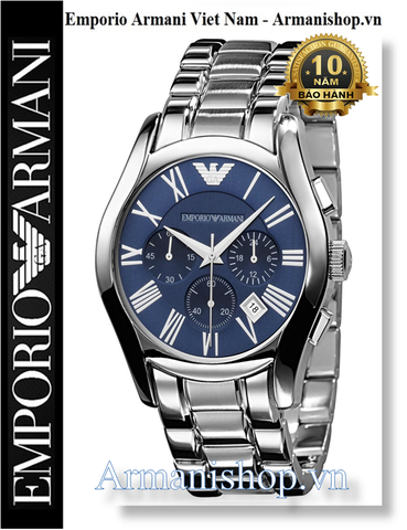 ⌚️Đồng Hồ Nam Emporio Armani Dây Kim Loại Mặt Xanh AR1635