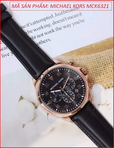 Đồng hồ Michael Kors Nam Chronograph Thời Trang Rose Gold (44mm)