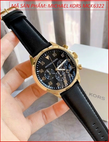 Đồng hồ Michael Kors Nam Chronograph Thời Trang Vàng Gold (44mm)