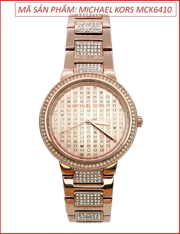 Đồng hồ Nữ Michael Kors Gabbi Đính Đá Dây Kim Loại Rose Gold (33mm)