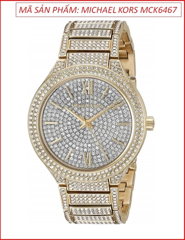 Đồng hồ Nữ Michael Kors Kerry Mặt Full Đá Swarovski Dây Vàng Gold (38mm)