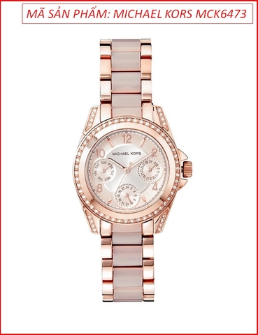 Đồng hồ Nữ Michael Kors Parker Mini Blair Dây Kim Loại Rose Gold (33mm)