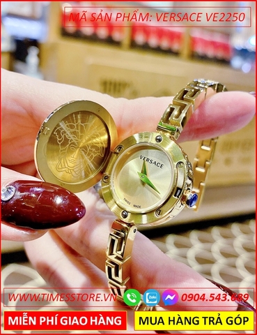 Đồng hồ Nữ Versace Medusa Secret Mặt Tròn Vàng Gold Lắc Tay (25mm)