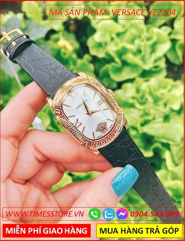 Đồng hồ Nữ Versace New Couture Mặt Chữ Nhật Mặt Trắng (36mm)