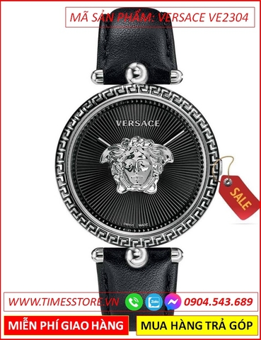 Đồng hồ Nữ Versace Palazzo Mặt Tròn Dây Da (34mm)