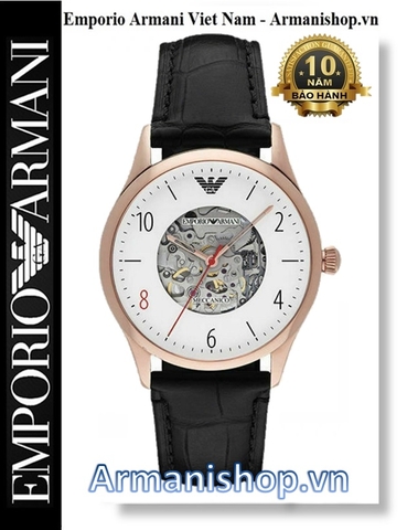 ⌚️Đồng Hồ Nam Emporio Armani Cơ, Tự Động Rose Gold AR1924