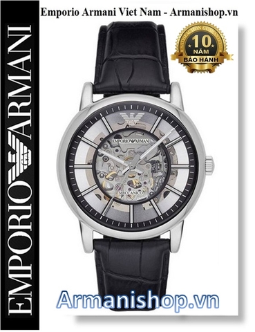 ⌚️Đồng Hồ Nam Emporio Armani Dây Da Meccanico Automatic AR1981