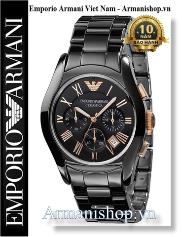 ⌚️Đồng Hồ Nam Emporio Armani Cao Cấp Ceramica Full Đen AR1410