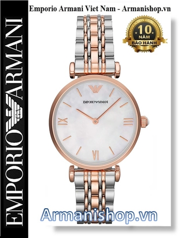 ⌚️Đồng Hồ Nữ Emporio Armani Dây Kim Loại Rose Gold AR1683