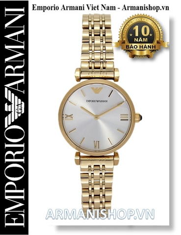 ⌚️Đồng Hồ Nữ Emporio Armani Vàng Gold Luxury Cao Cấp AR1877