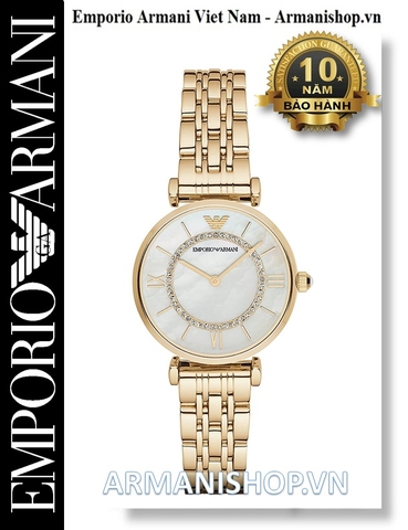 ⌚️Đồng Hồ Nữ Emporio Armani Vàng Gold Luxury Cao Cấp AR1907