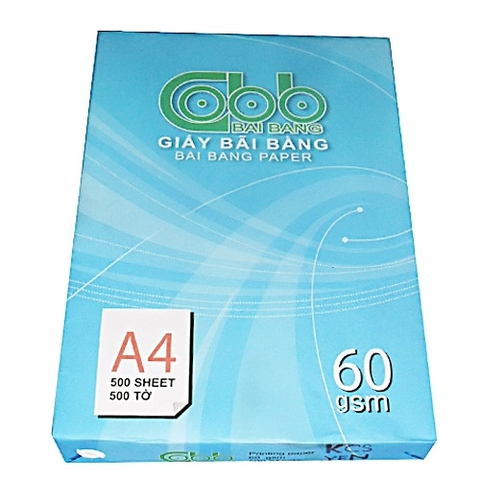 Giấy A4 ĐL60/84 - Bãi Bằng vỏ xanh