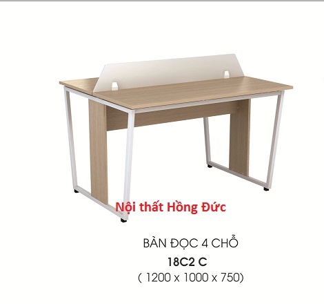 Bàn đọc 4 chỗ 18C2C