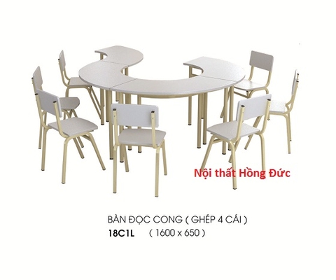 Bàn đọc cong 18C1L