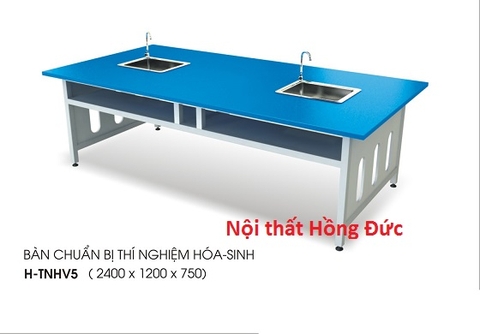 Bàn chuẩn bị Thí nghiệm Hóa - SInh H-TNHV5