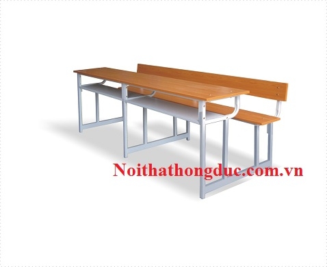 Bàn ghế THPT và Đại học 4 chỗ không tựa H-BH3.5