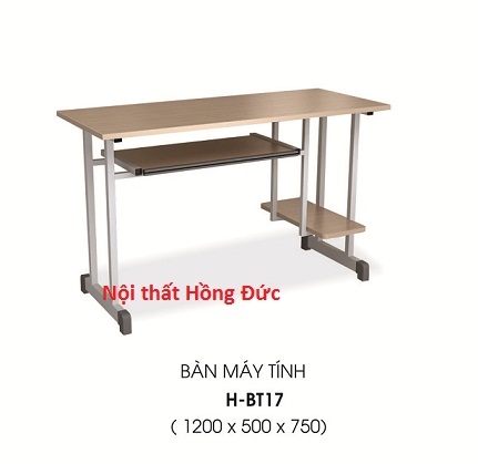 Bàn vi tính chân sắt H-BT17 Hồng Đức