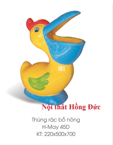 Thùng rác bồ nông H-45D