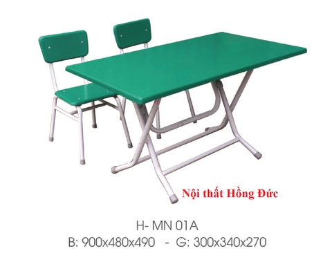 Bàn ghế mầm non H-MN01A