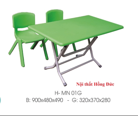 Bàn ghế mầm non H-MN 01G